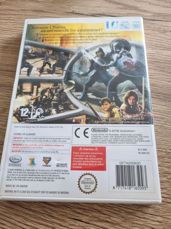 Jeu wii Narnia Chapitre 2 - Le prince caspian Pegi 12 Nintendo - photo numéro 3