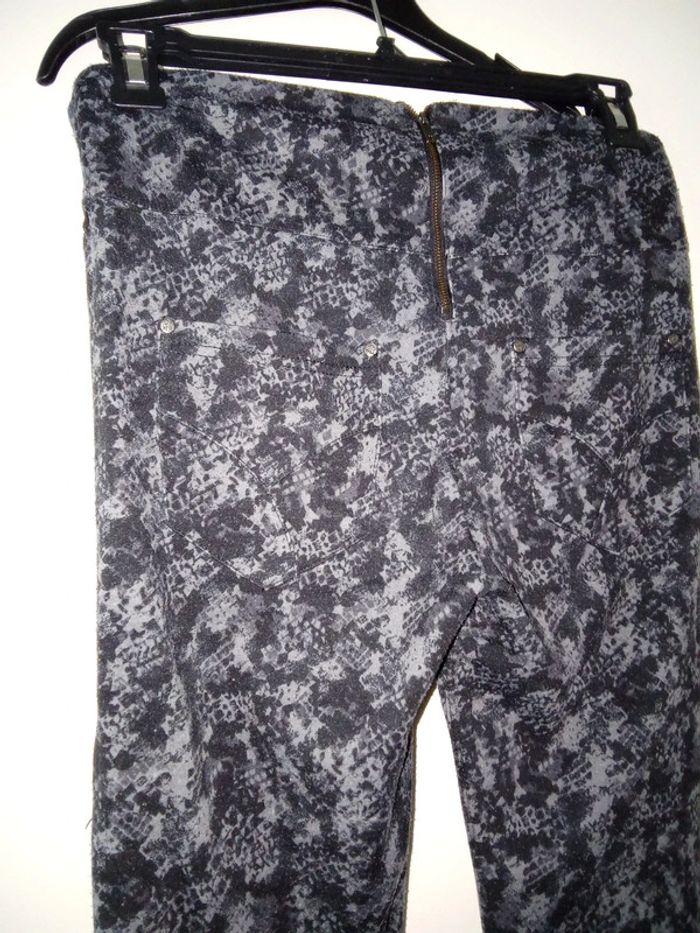 Legging epais Noir/Gris - CoolCat - Taille S - photo numéro 5