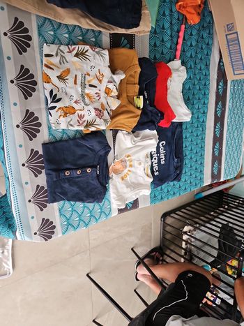 Lot 8 tee shirt 9 mois