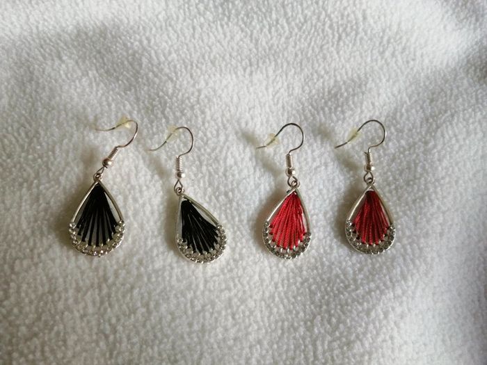 Lot 2 paires de boucles d'oreille