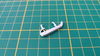 Pare-chocs avant pièce détachée miniature Jaguar XK 120 1948 1/24 Burago #B47