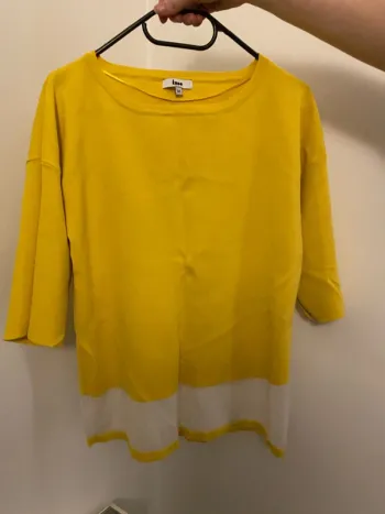Pull d’été jaune « la halle »