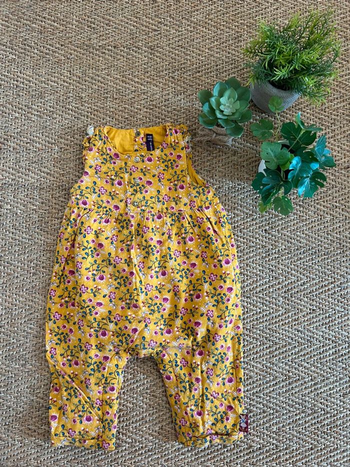 Salopette fleurie Sergent Major 6 mois