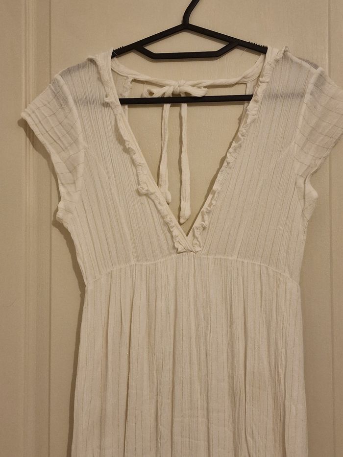 Robe Longue Blanc Cassé Style Bohème - photo numéro 2