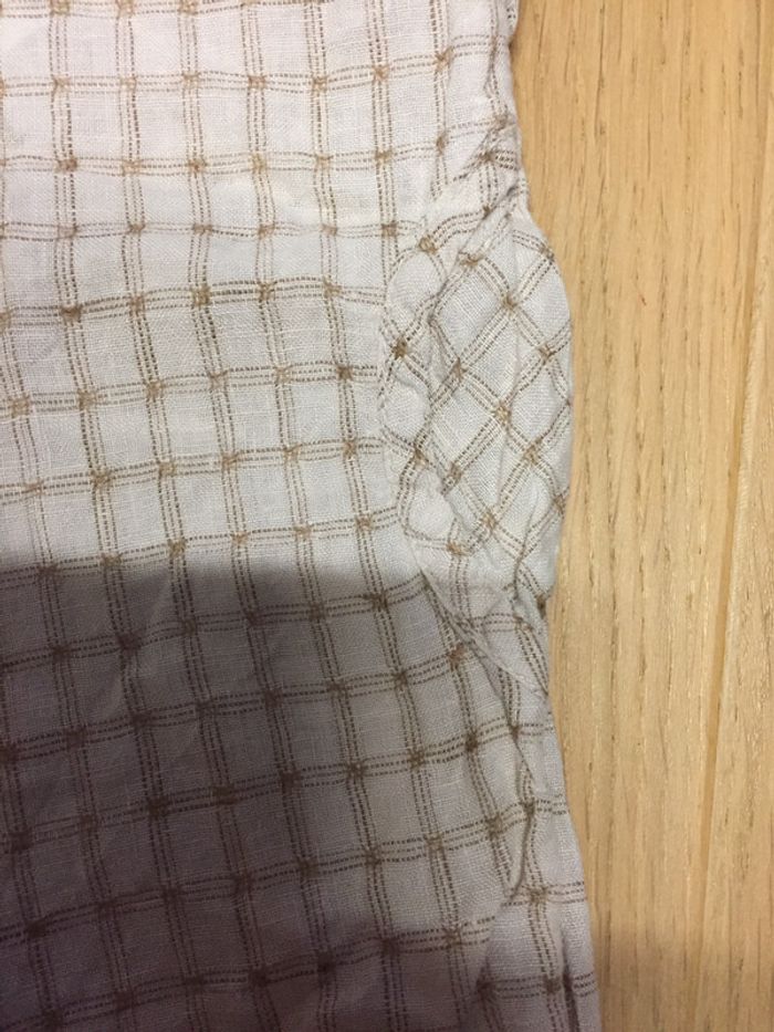 Salopette short lin - Grain de blé - 12m - photo numéro 3