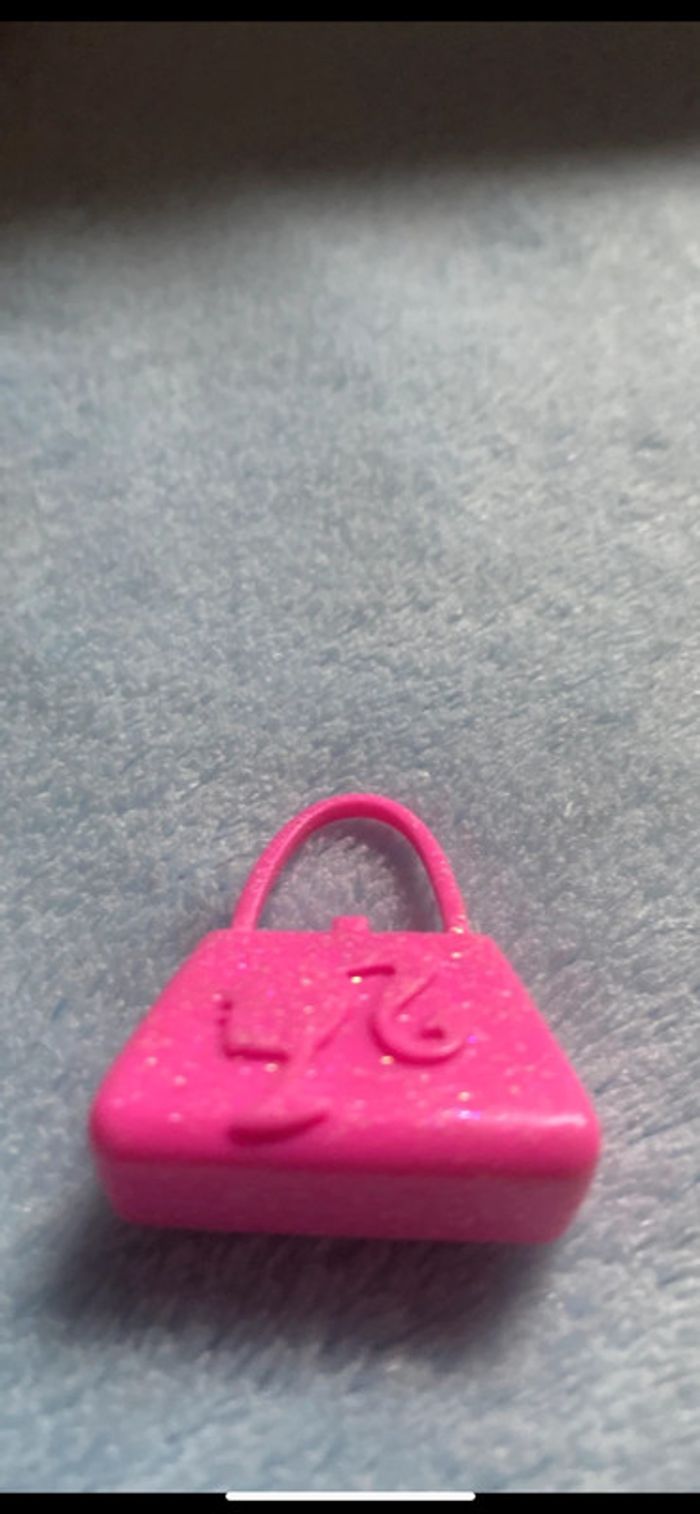Sac à main rose pailleté pour Barbie - photo numéro 7