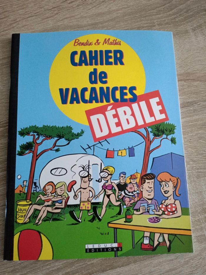 Cahier de vacances débile pour adulte - photo numéro 2