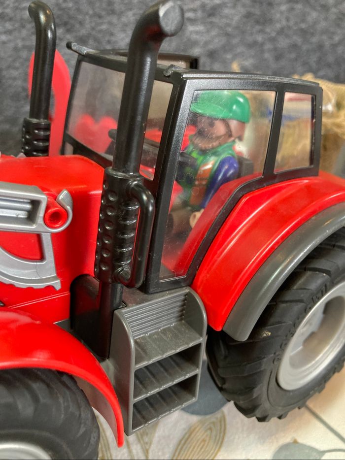 Playmobil - tracteur avec son foin - photo numéro 10