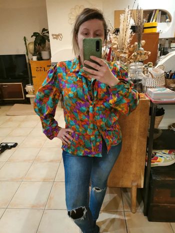 Chemise vintage fleuris