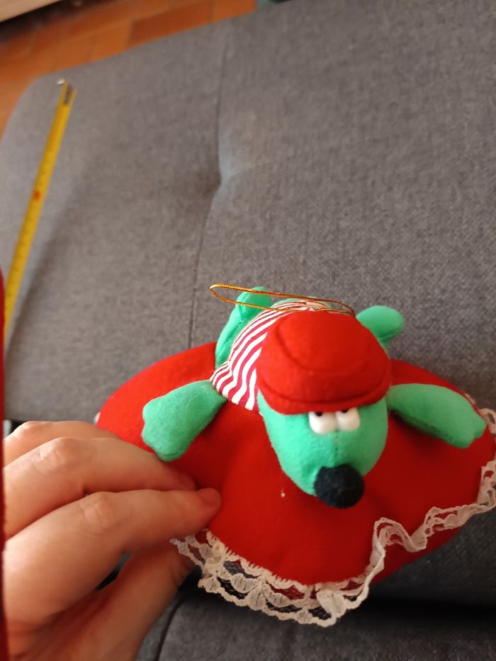 Peluche coeur avec chenille