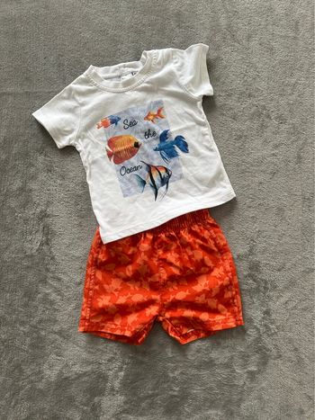 Ensemble été garçon - 6/9 mois