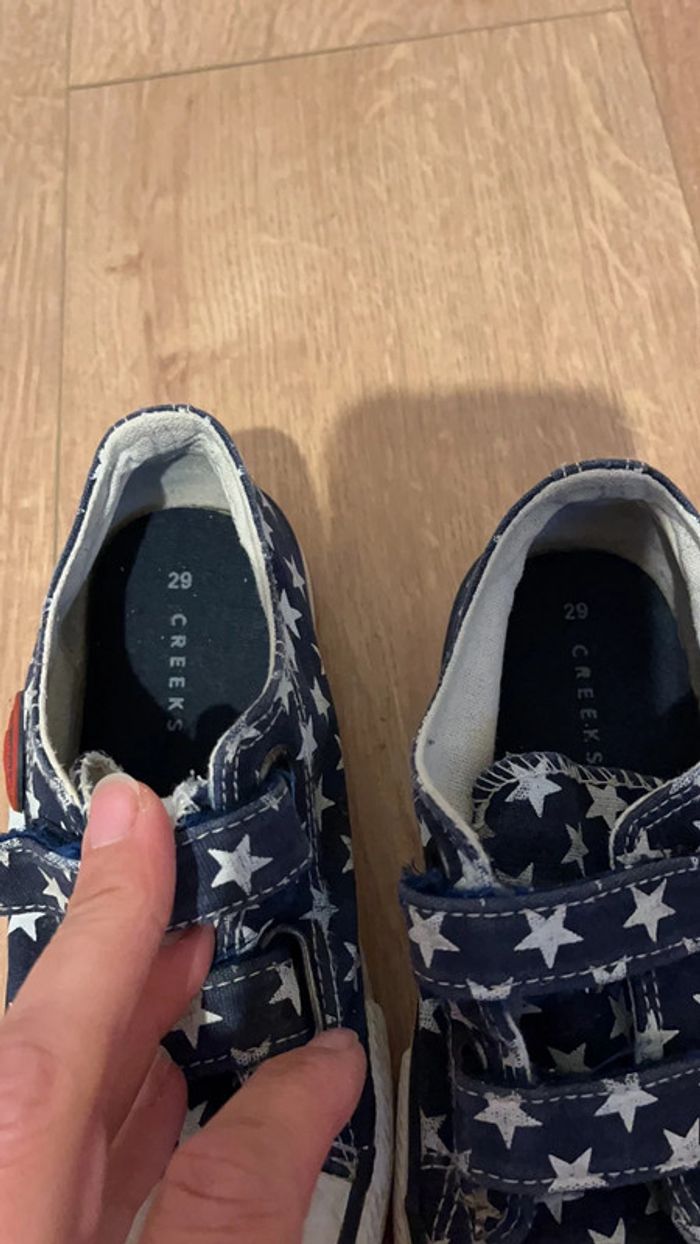 Tennis baskets toile avec étoiles Creeks - photo numéro 3
