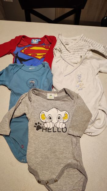 Lot 5 bodies  manche longue