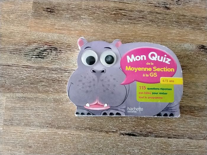 Livre "Mon quiz de la Moyenne section à la Grande section" Hachette - photo numéro 2