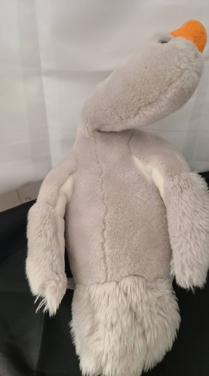 peluche oie grise anna club plush - photo numéro 3