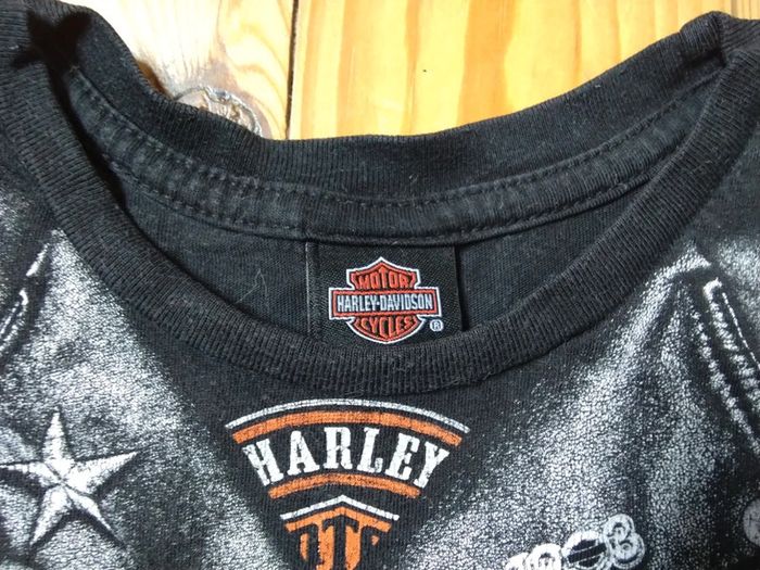T-shirt Harley Davidson 4 ans - photo numéro 3