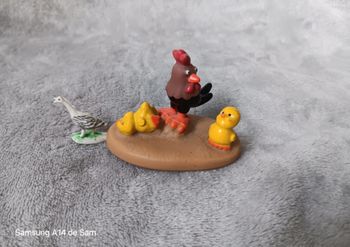 Lot de 2 figurine animaux ferme