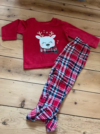 Pyjama Noël à carreaux