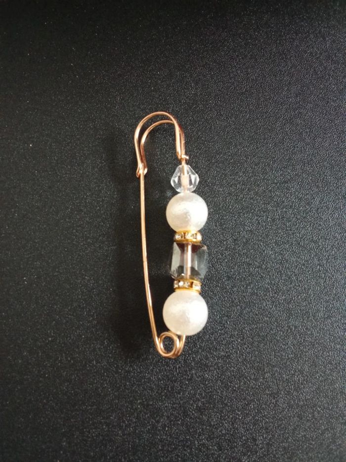 Broche perle femme - photo numéro 2