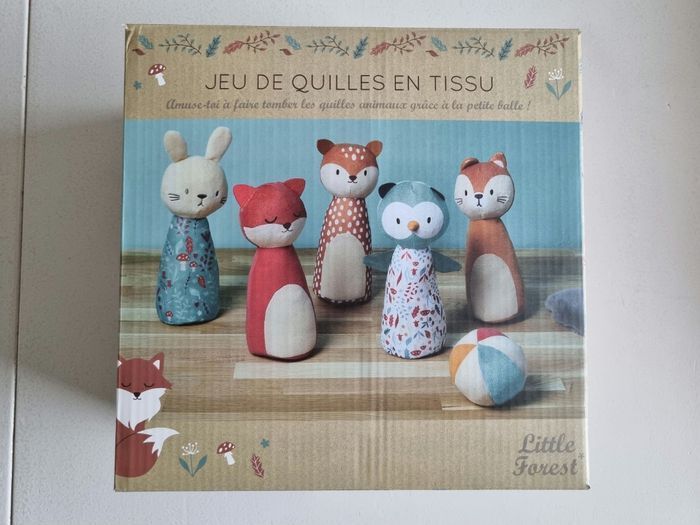 Jeu de quilles en tissu neuf Little Forest