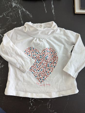 Tee shirt a manches longues fille 😗