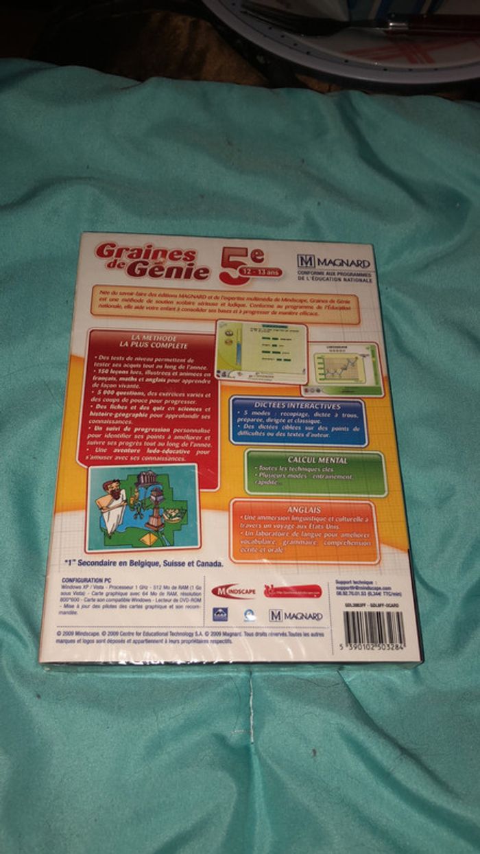 Graines de génie 5ème DVD neuf - photo numéro 2