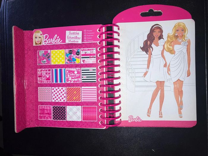 Carnet Notebook Design Mode Barbie - Fashion Mini Sketch Set - photo numéro 4