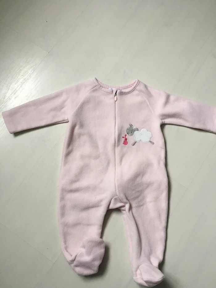 Pyjama velours 6 mois - photo numéro 2
