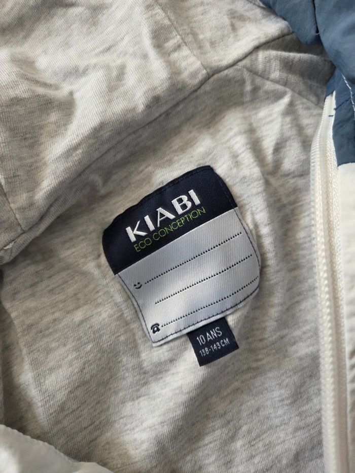 Veste coupe vent imperméable bleu - photo numéro 3