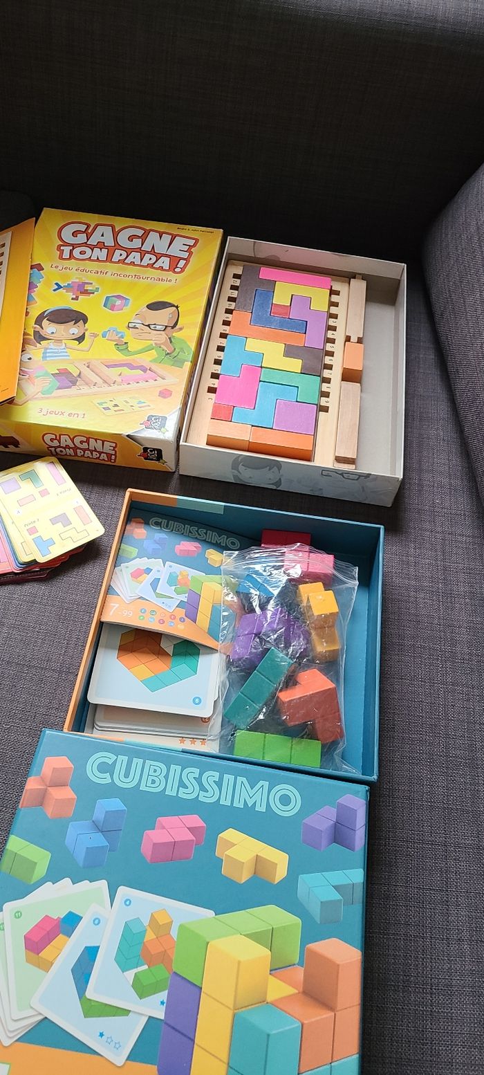 Lot de 2 jeux djeco et Gigamic