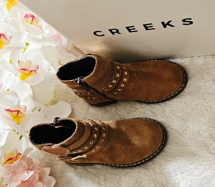 Bottes Bottines Cuir Zip Creeks T26 - photo numéro 3