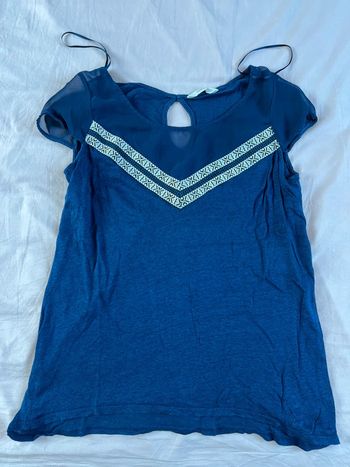 Teeshirt bleu marine Nafnaf taille M