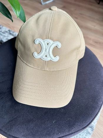 Casquette Celine beige