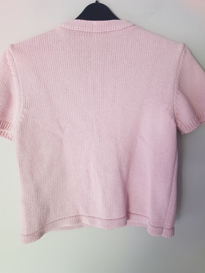 Magnifique cardigan rose pâle taille 38 Zara - photo numéro 8