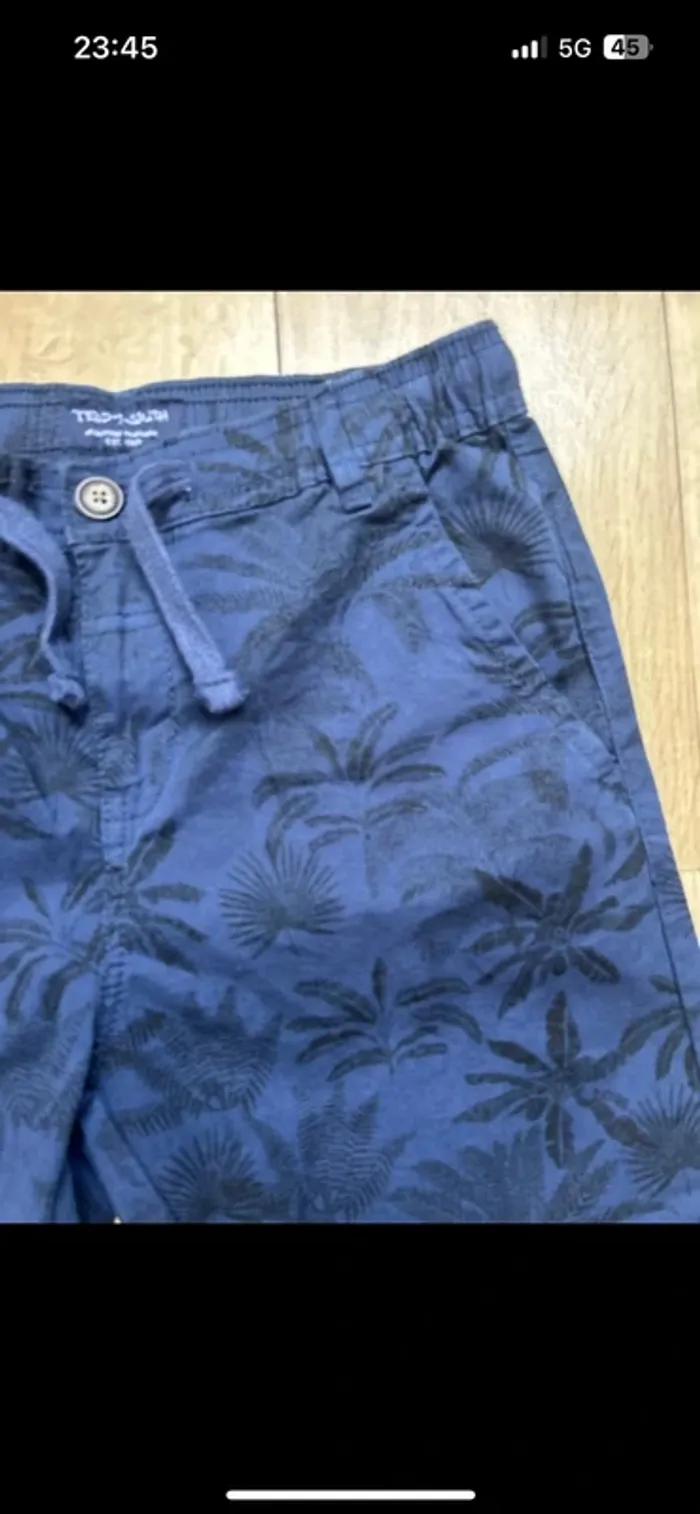 Short chino Teddy smith bleu marine nature 14ans - photo numéro 2
