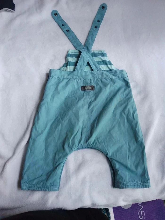 Salopette turquoise 6 mois - photo numéro 2