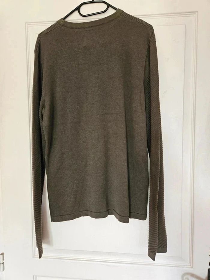 Pull kaki - Jack&Jones - photo numéro 3
