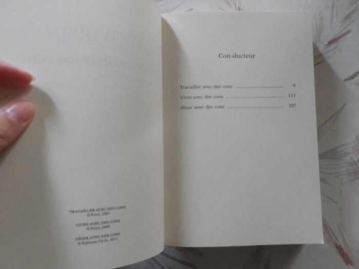 Le grand livre des cons par Tonvoisin Ed. J'ai Lu - photo numéro 5