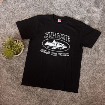 Supreme x Corteiz – Rules The World Tee