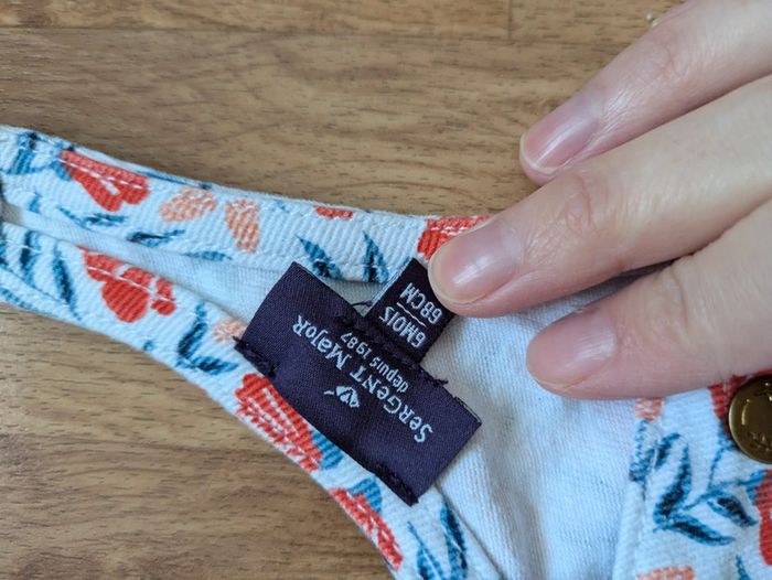 Salopette en jean sergent major - photo numéro 5