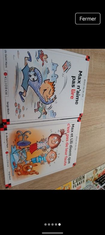 Lot 9 livres max et lili