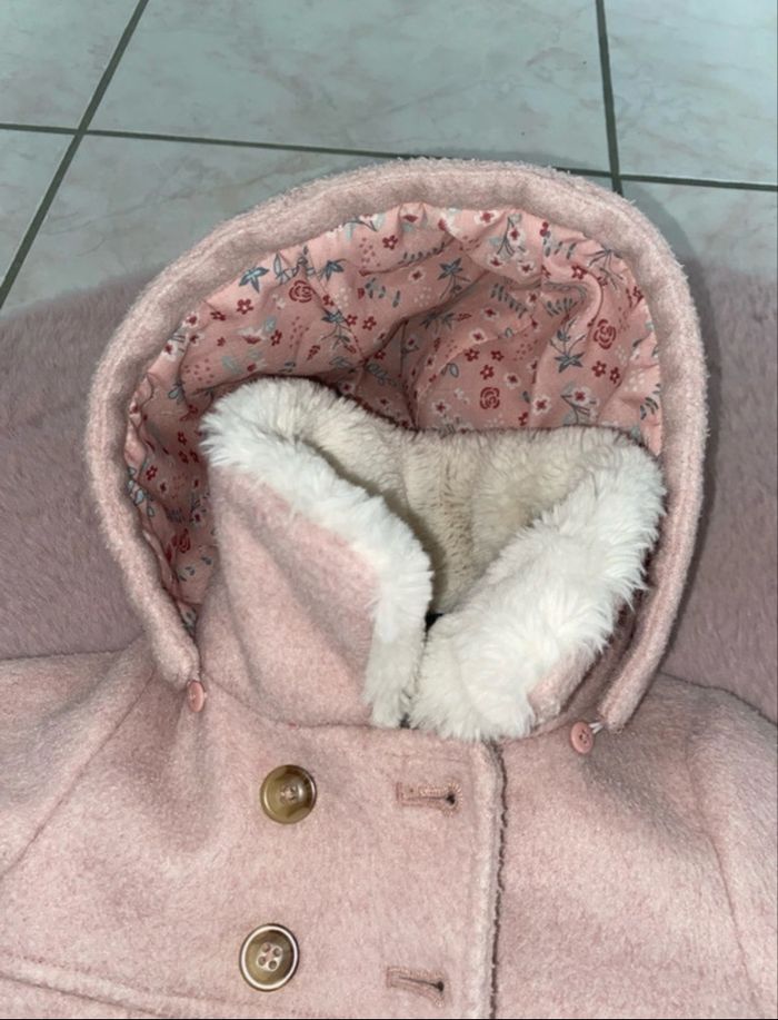 Magnifique Manteau fille avec fourrure - photo numéro 7