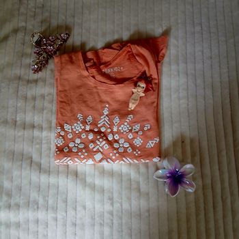 T-shirt rose saumon • 12 ans • Punkidz 