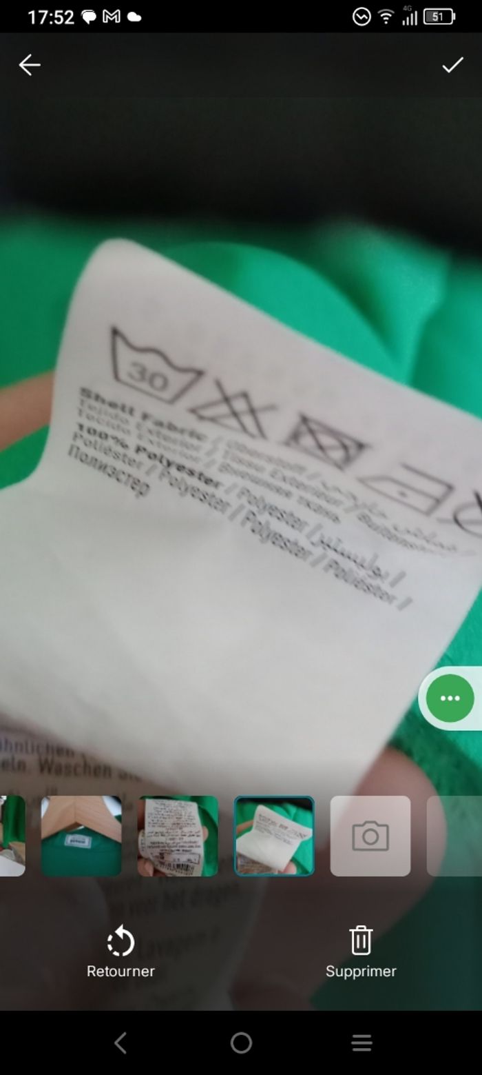 Chemise femme fluide s verte c77 - photo numéro 10