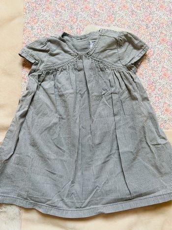 Robe à rayures 6 mois