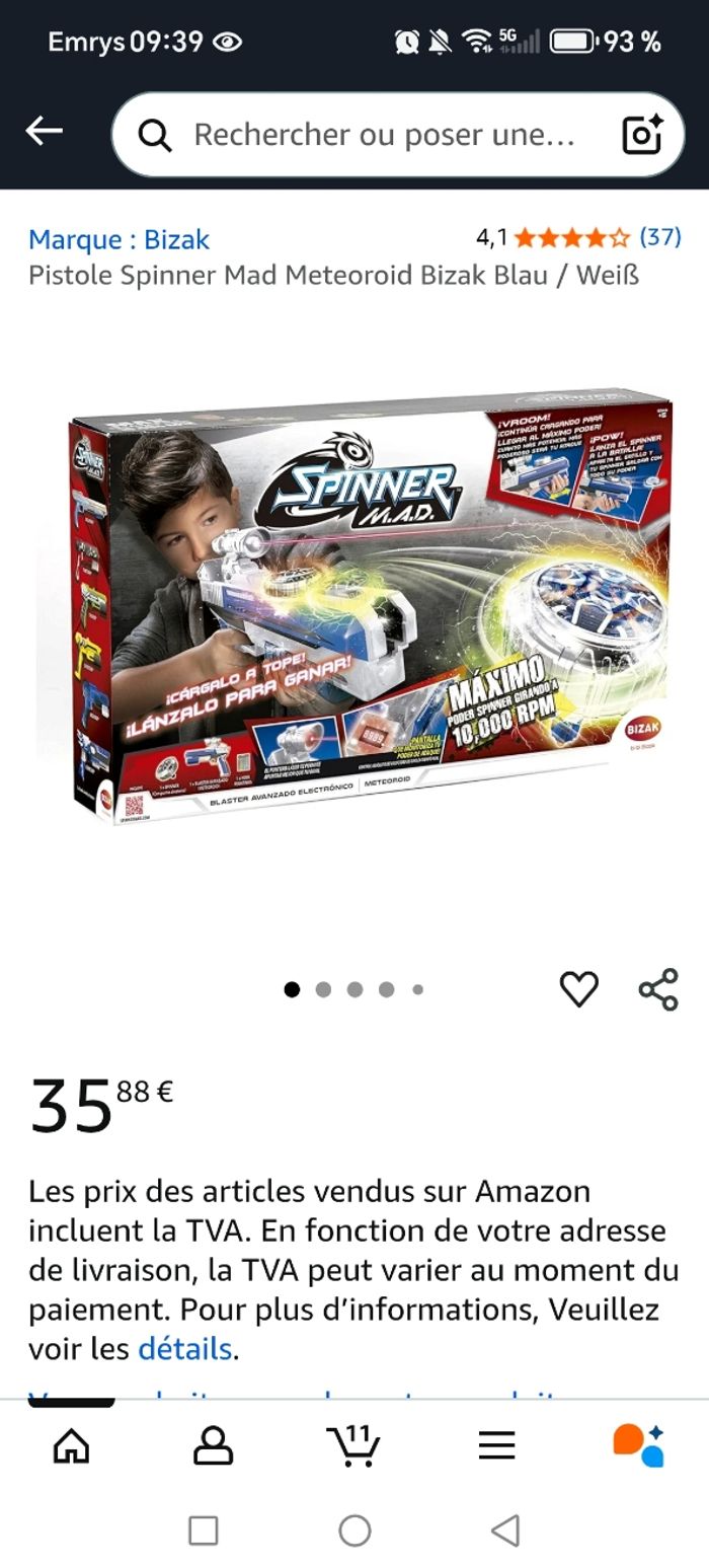 Pistolet spinner mad - photo numéro 3