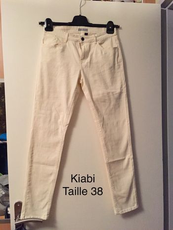 Jeans slim beige Kiabi Taille 38