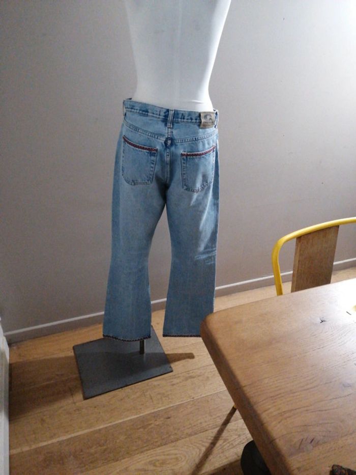 Jean taille haute à jambes larges Taille 38 - photo numéro 5