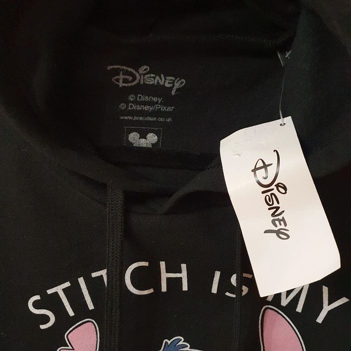 Magnifique Sweat-shirt Stitch noir taille L Disney - photo numéro 3