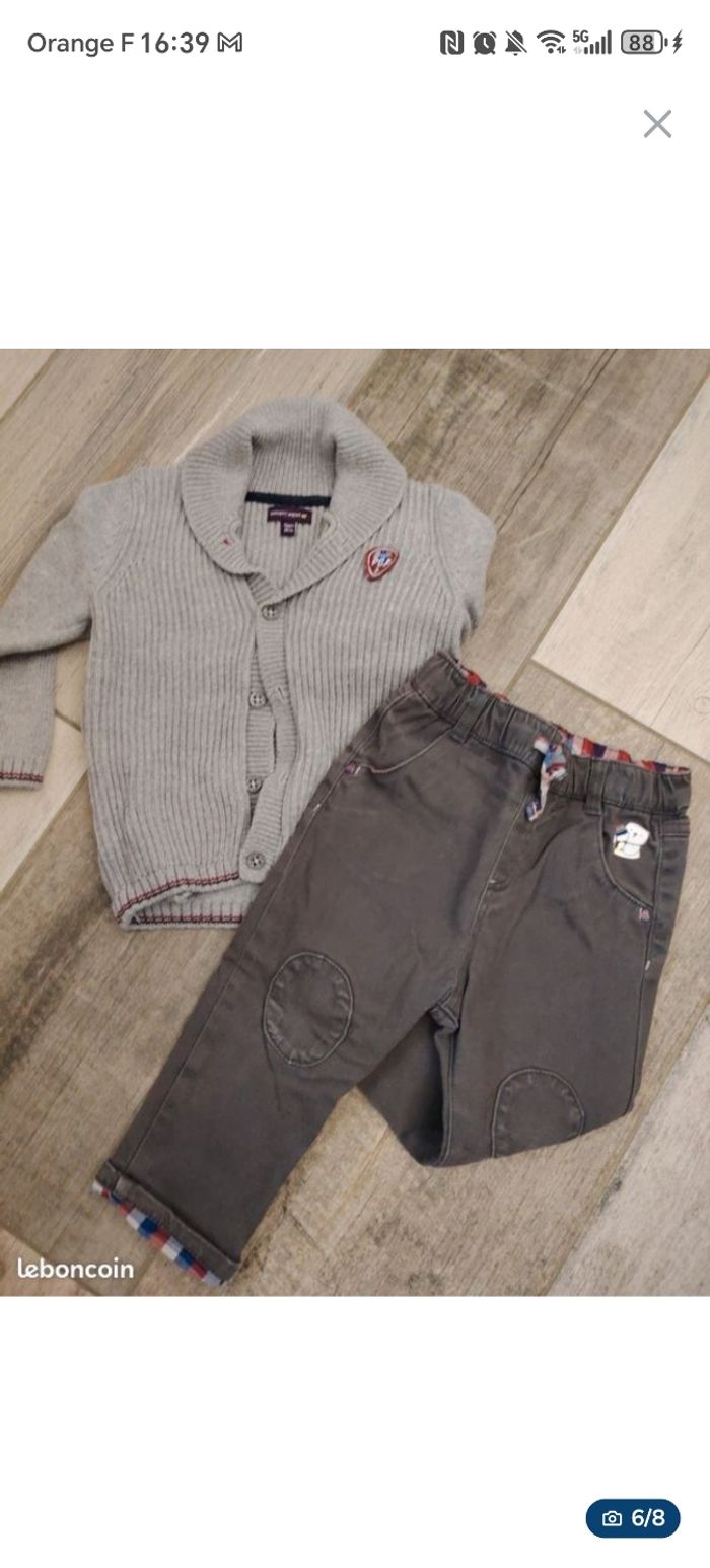 Lot de vêtements garçon 18 mois - photo numéro 5